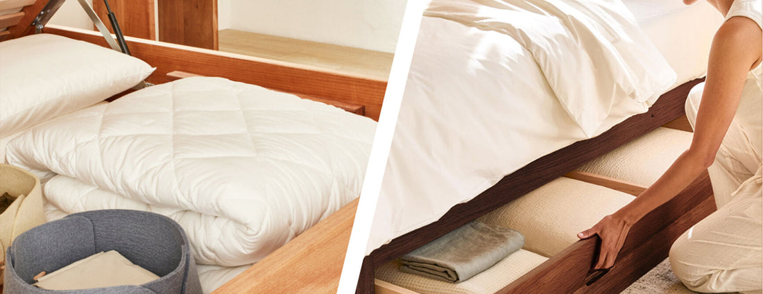 Lit coffre ou lit tiroir : comment choisir le bon rangement pour votre chambre ?