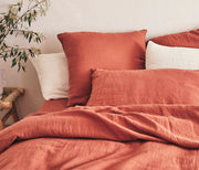 Taie d'oreiller en lin lavé