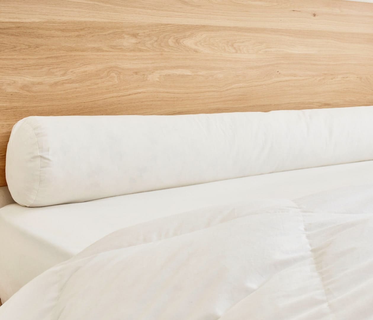 Traversin en plumes et duvet recyclés