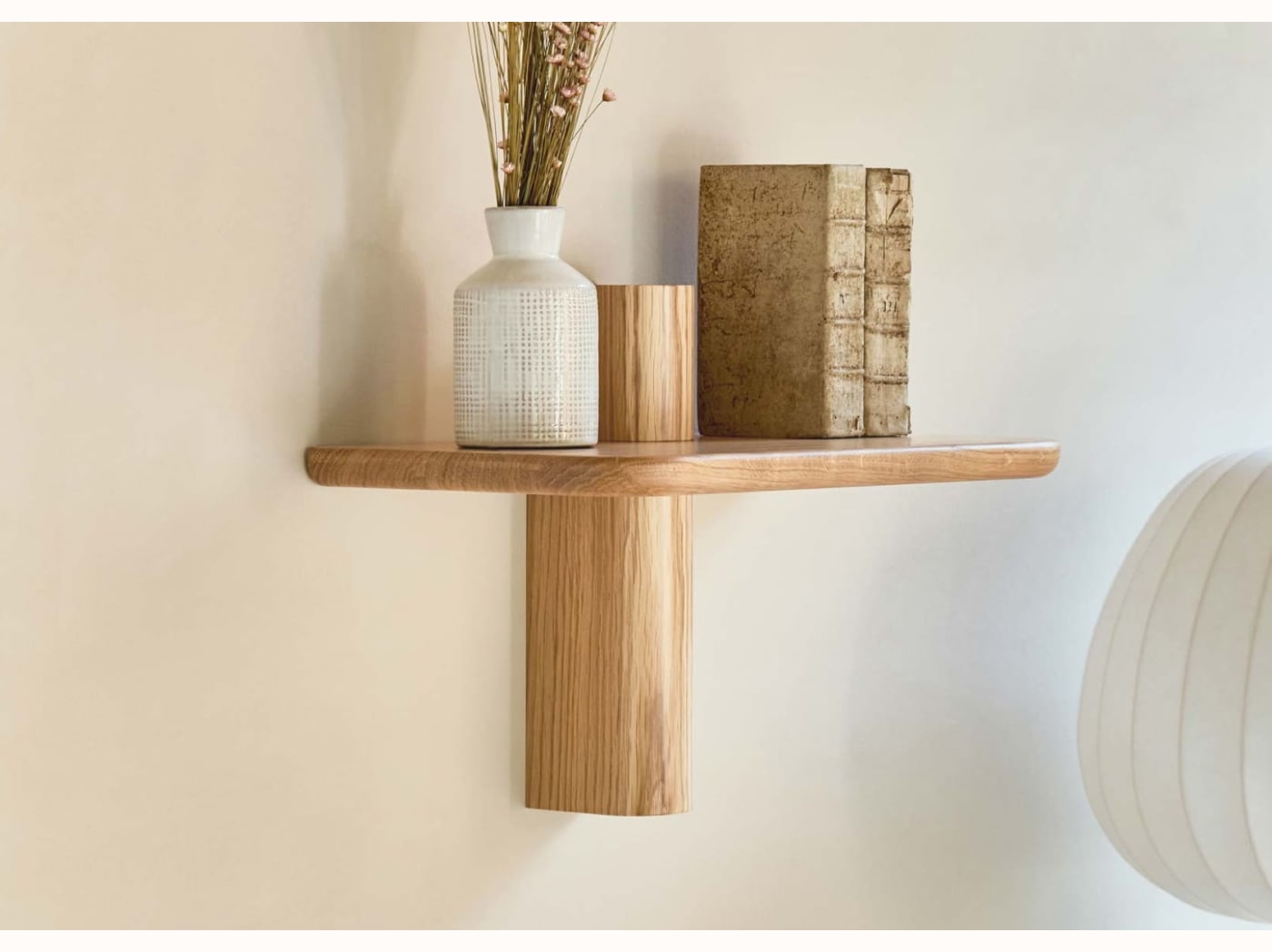 Étagère murale en bois massif BAOBAB