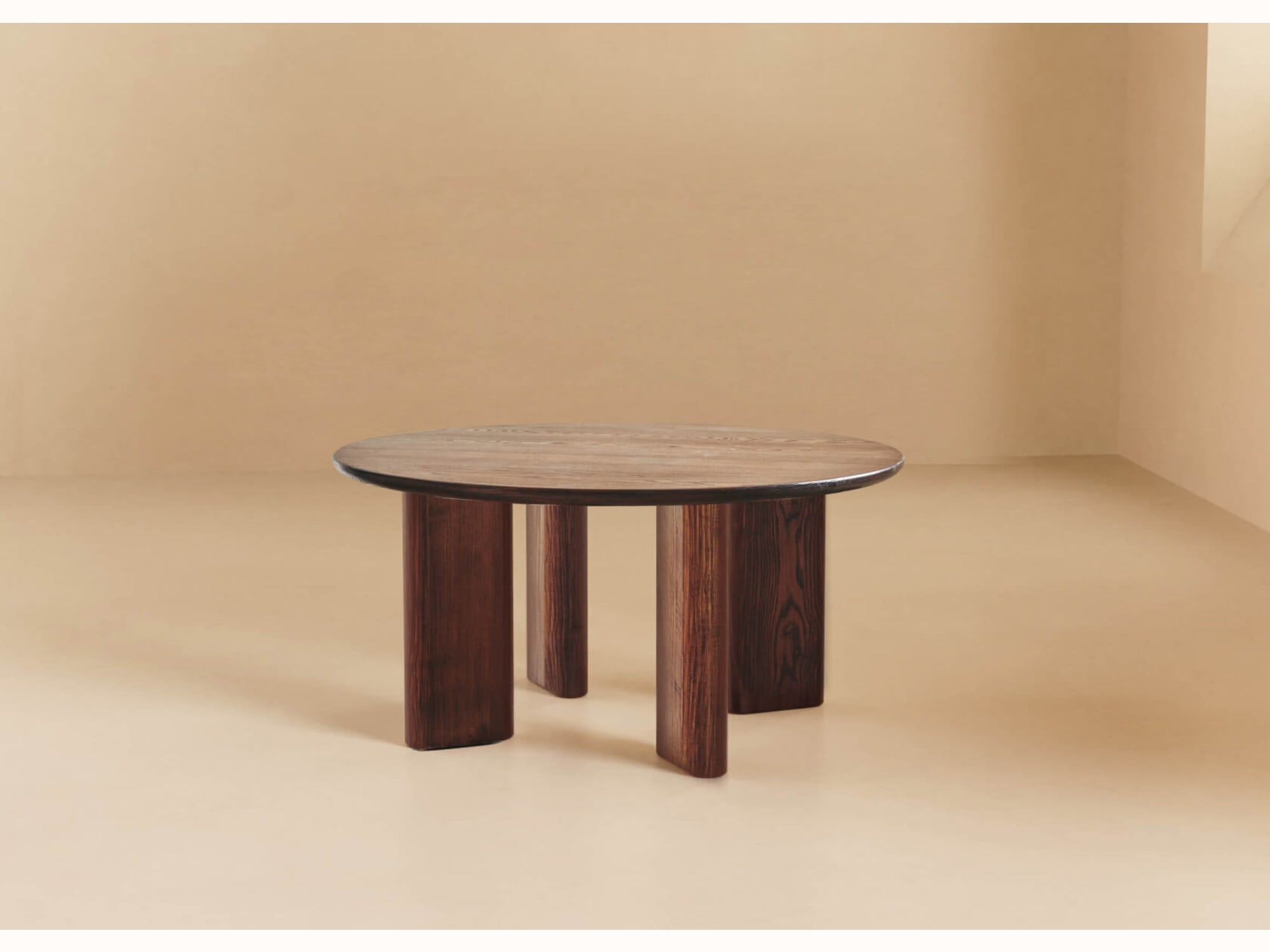 Table basse en bois ronde BAOBAB - 90 cm