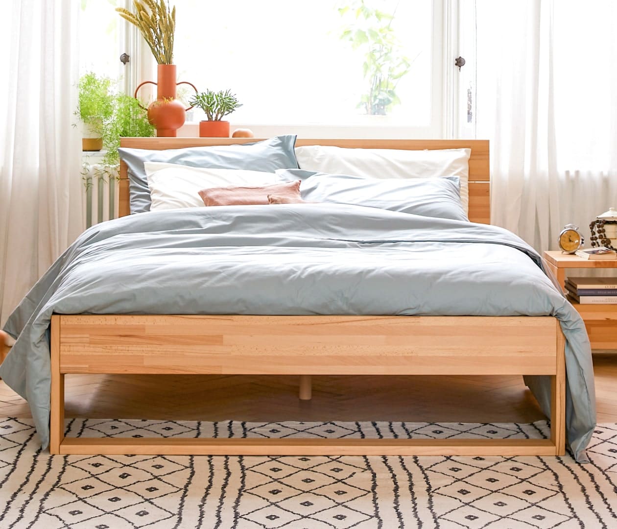 Drap housse en coton bio