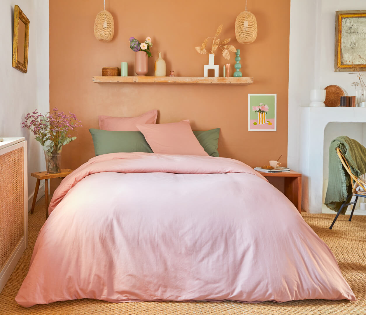 Taie d'oreiller coton bio - Lot de 2