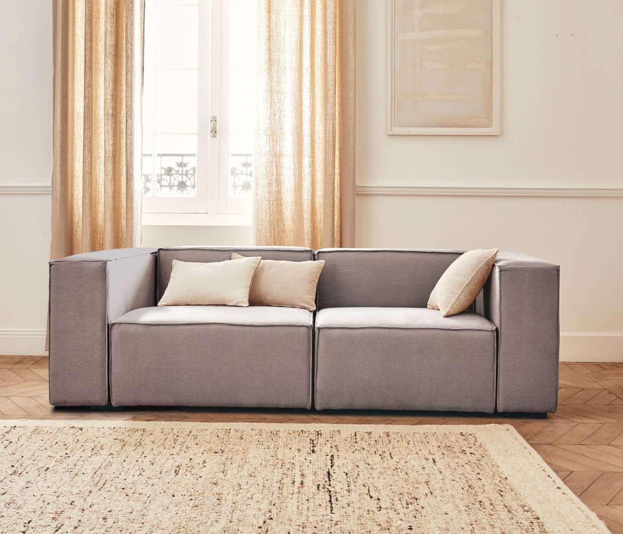 Canapé 3 places modulables ARIA