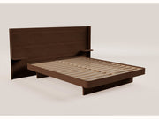 Lit avec sommier en chêne massif HAMAC