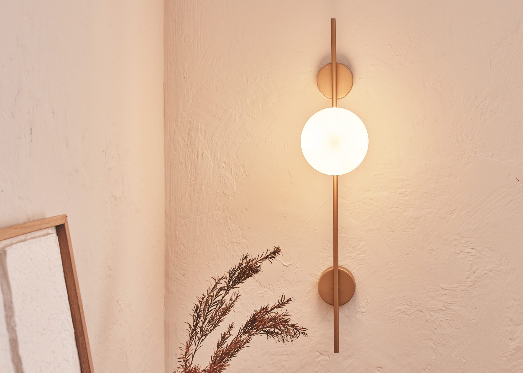 Applique murale en verre STILLA