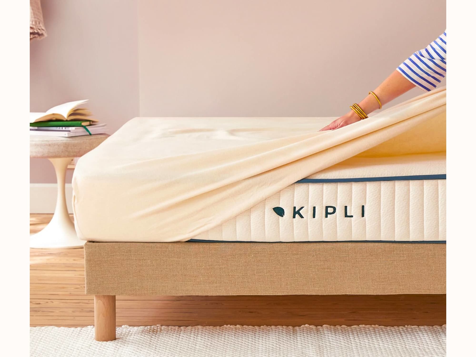 Protège-matelas en coton biologique - bonnet 40 cm