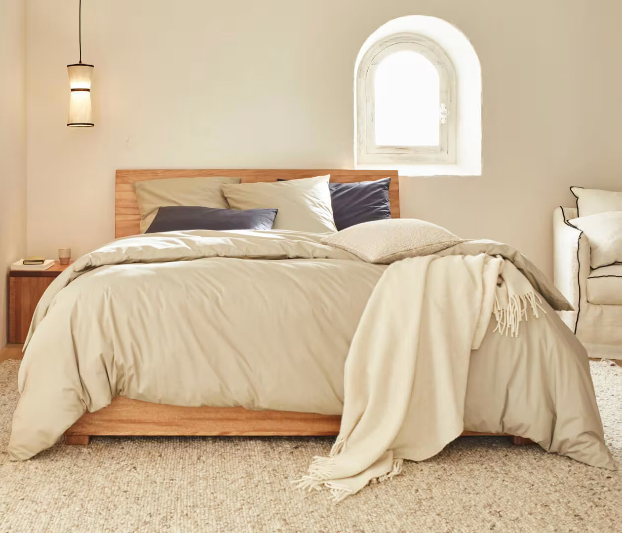 Parure de lit en coton biologique