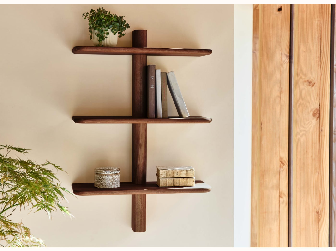 Étagère murale en bois massif BAOBAB - 3 tablettes