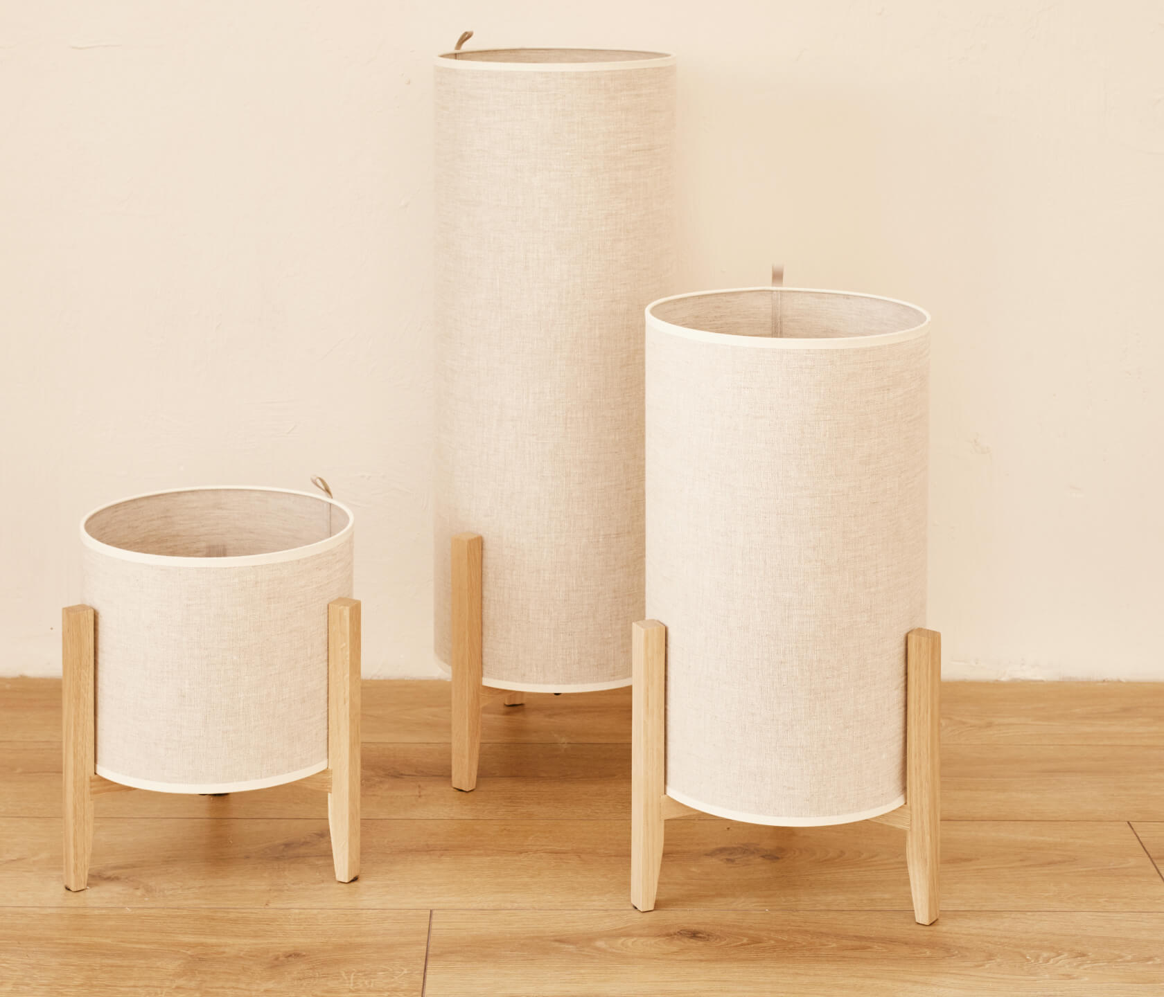 Lampe à poser en lin PIO