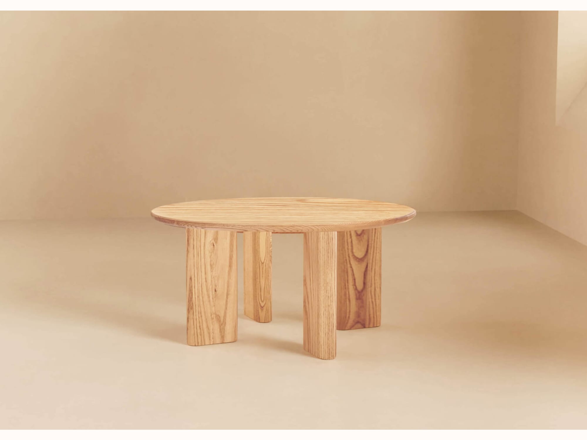 Table basse en bois ronde BAOBAB - 90 cm