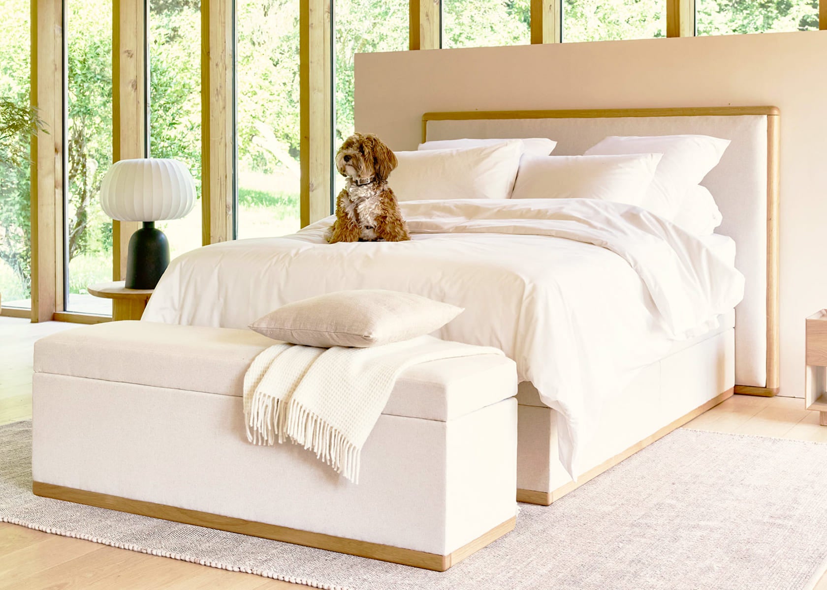 Banc en bois massif La Pause