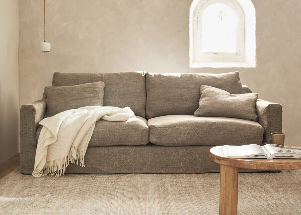 Canapé en lin PALM