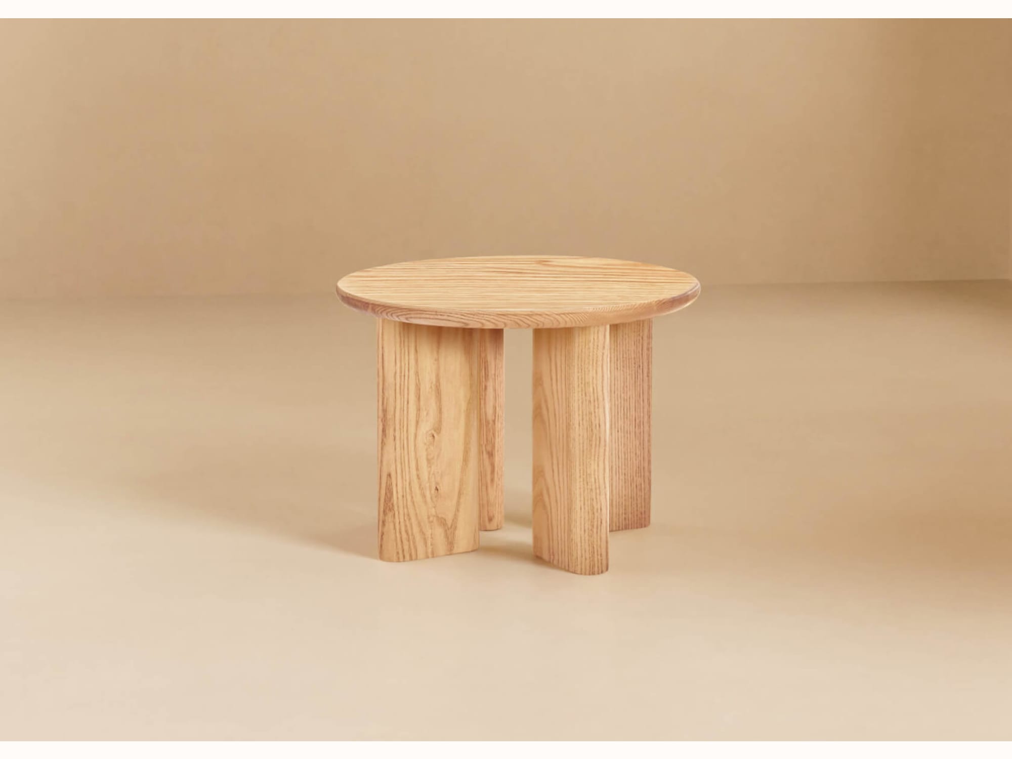 Table basse en bois ronde BAOBAB - 60 cm