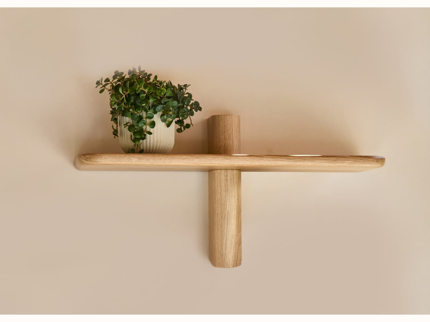 Étagère murale en bois massif BAOBAB