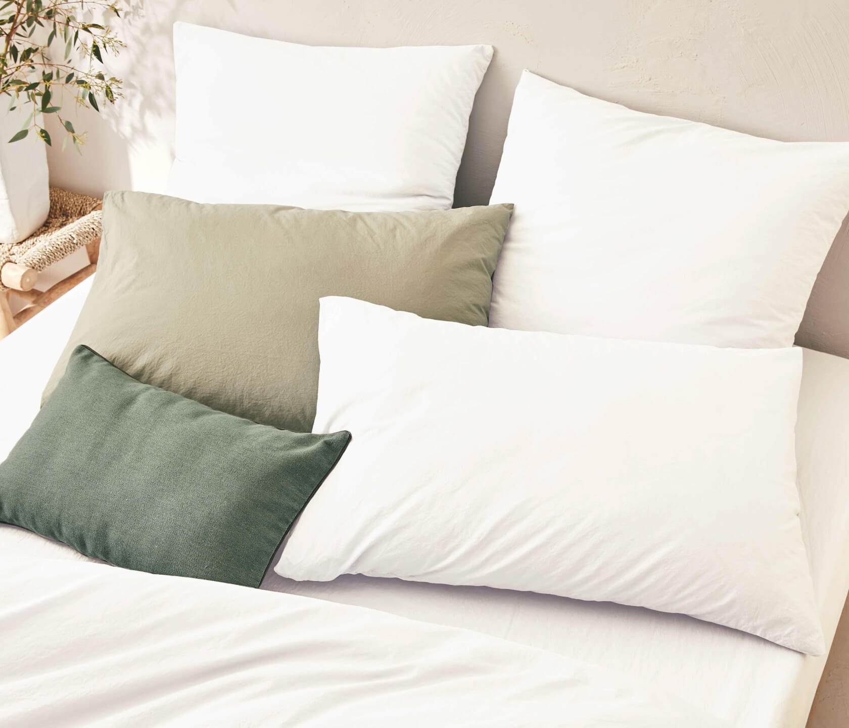 Taie de traversin en coton Prestige