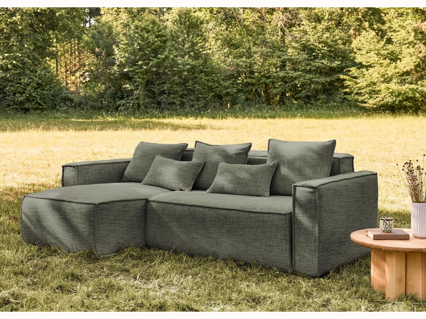 Canapé convertible d'angle FOLIA