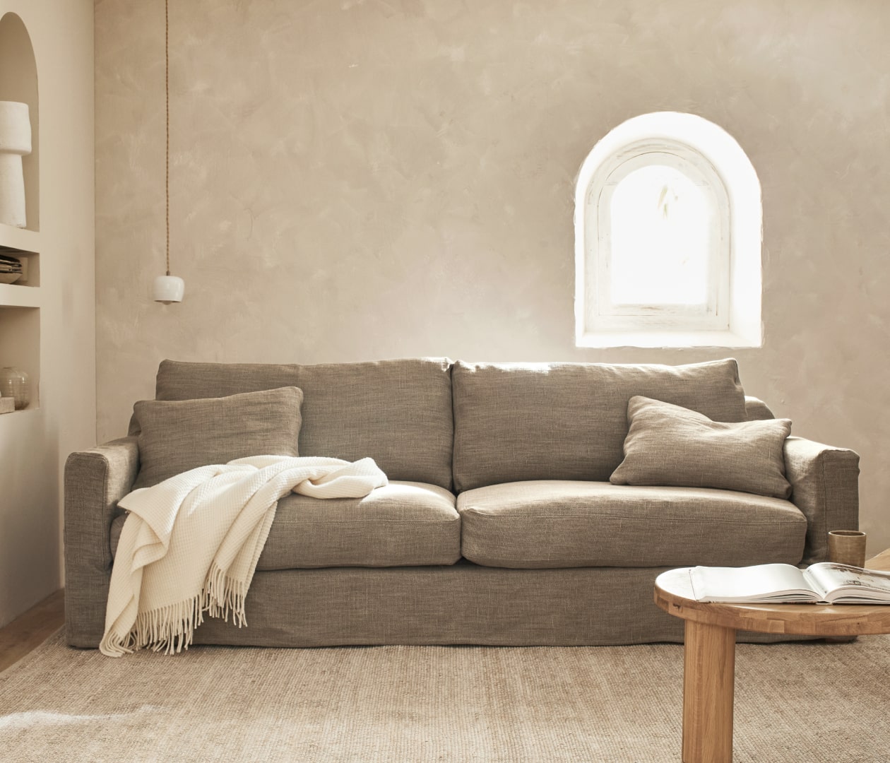 Canapé en lin PALM