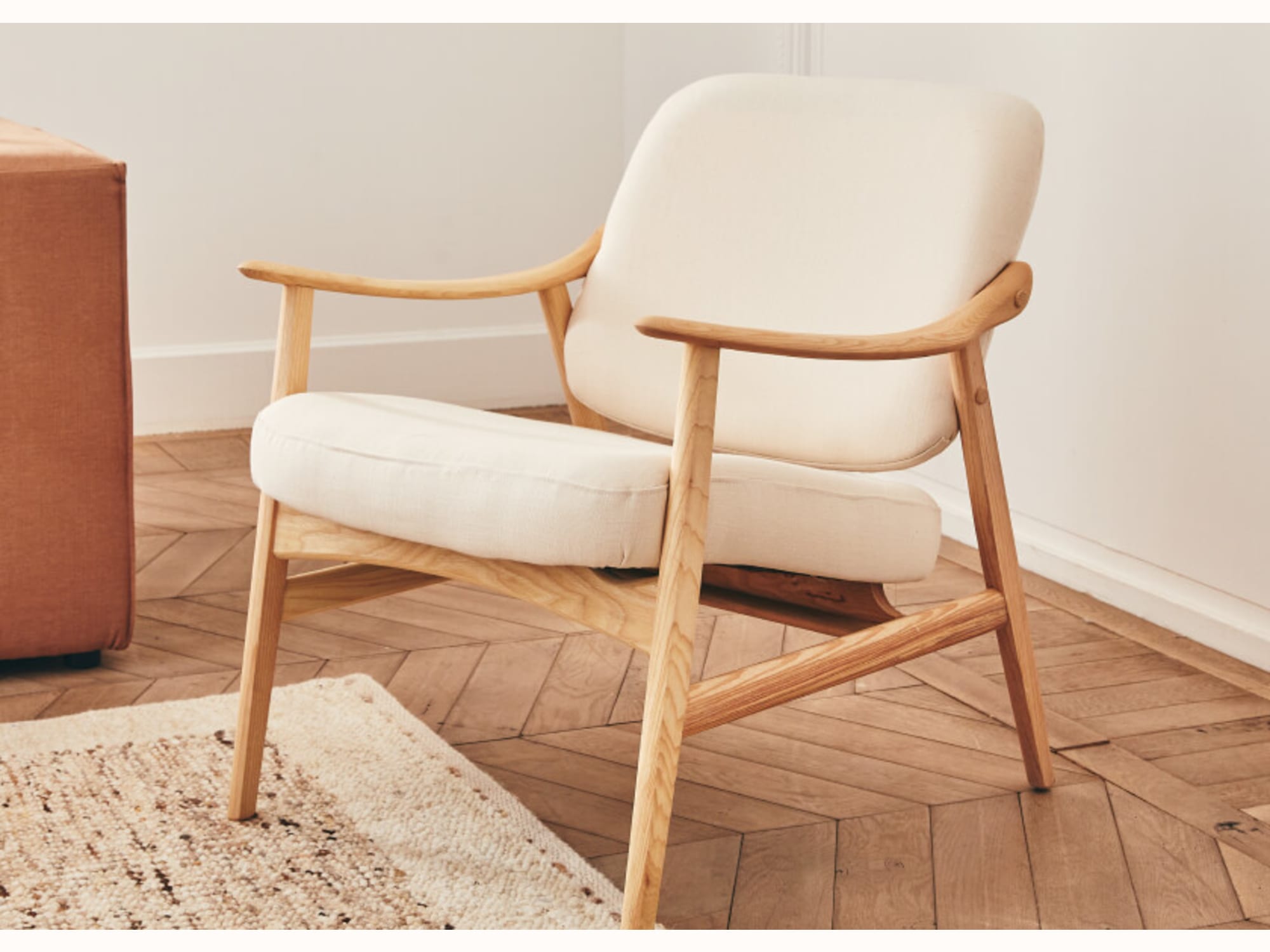 Fauteuil en bois LYRA