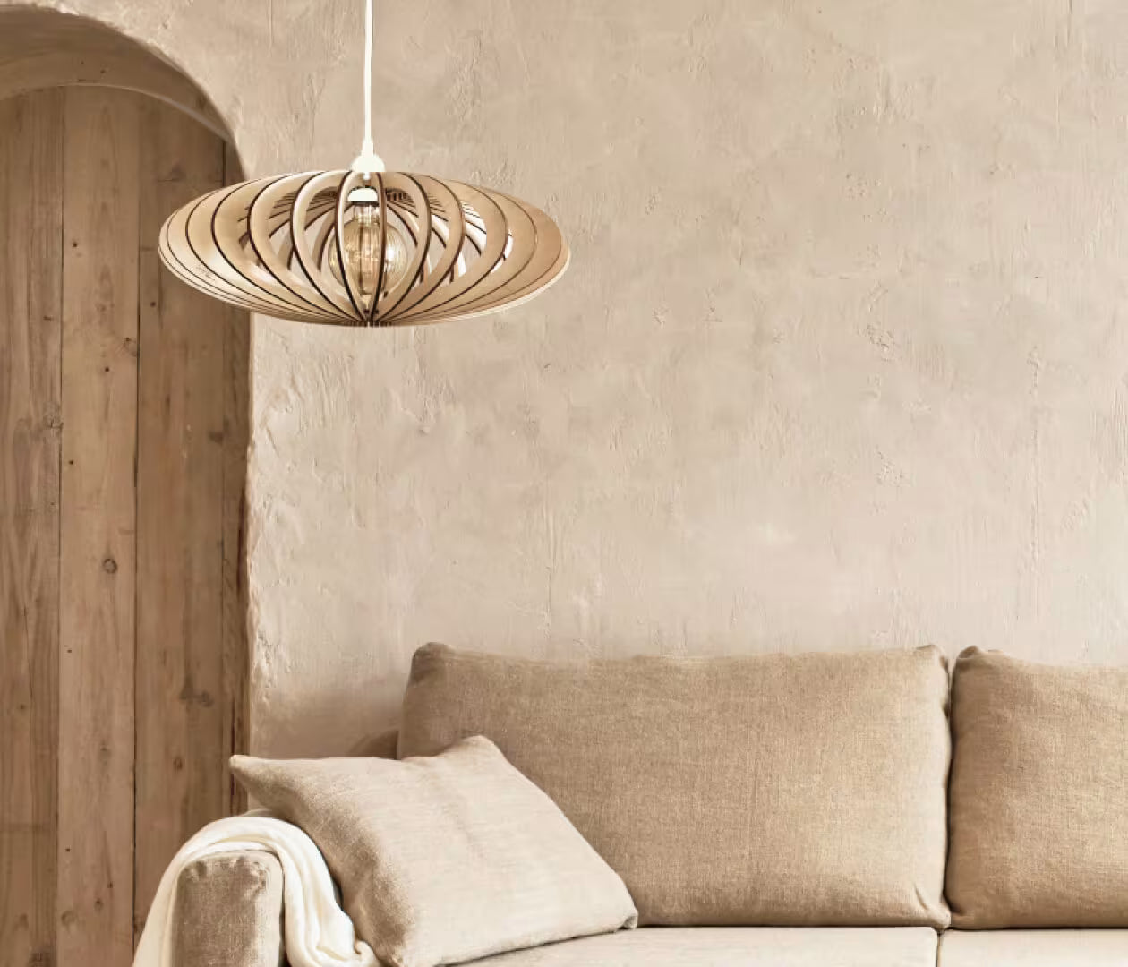 Suspension en bois NEO - Atelier Loupiote x Kipli