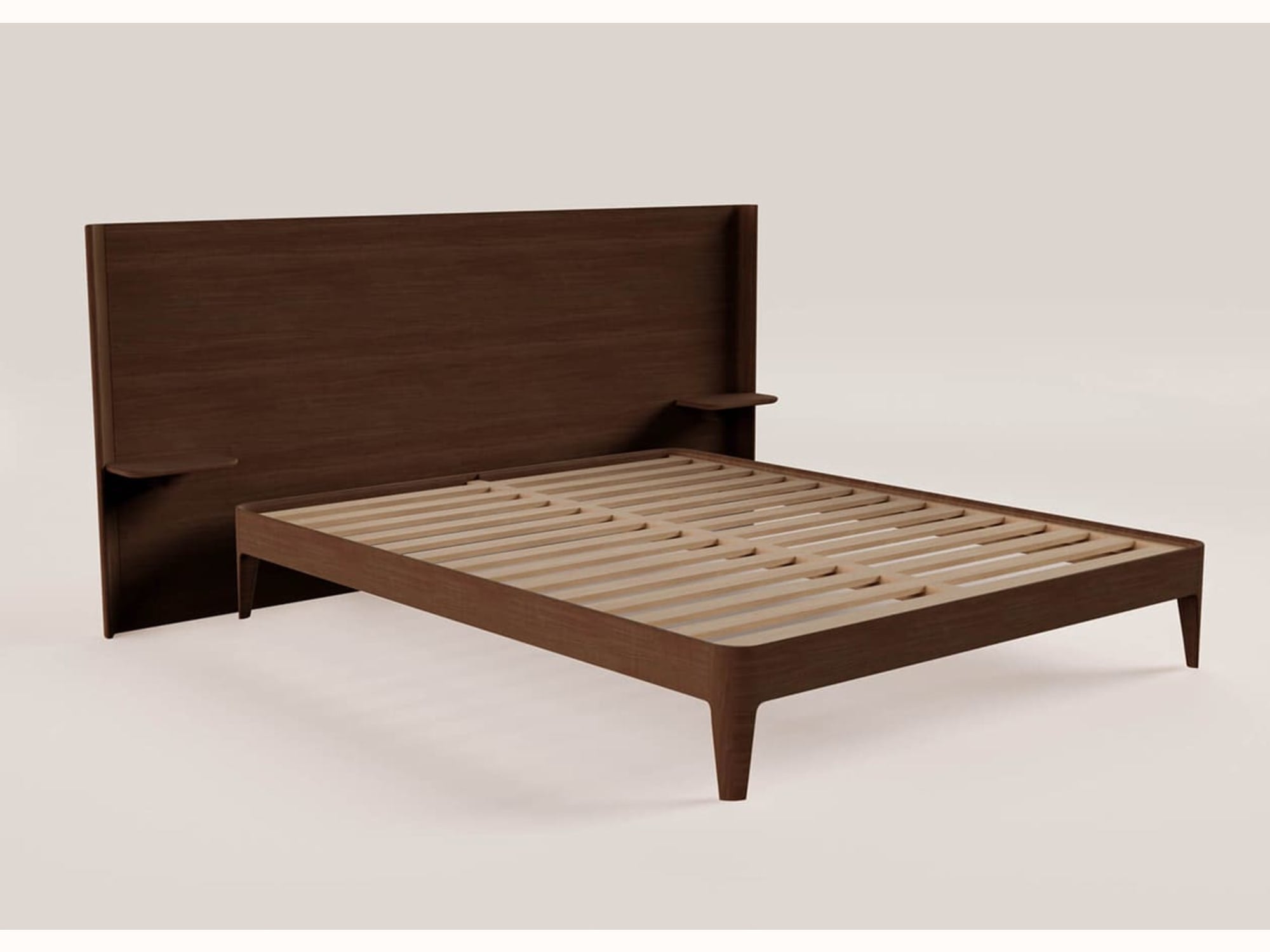 Lit avec sommier en chêne massif CLAIRIÈRE