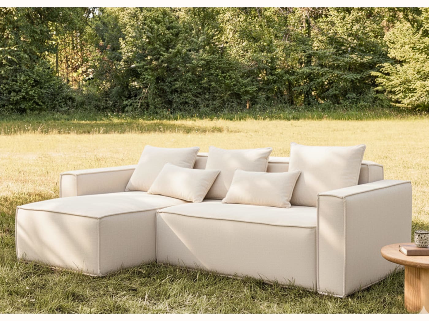 Canapé convertible d'angle FOLIA