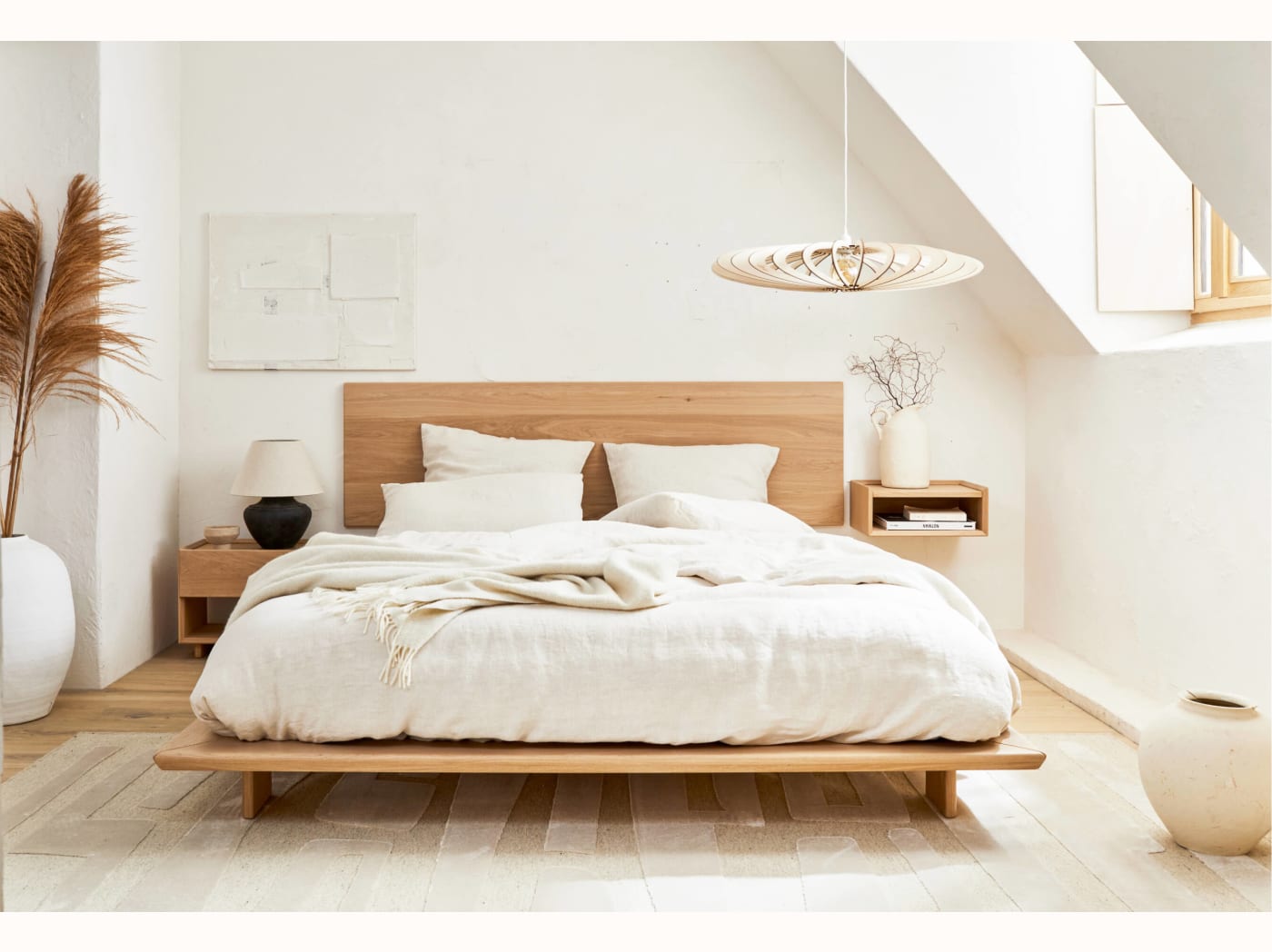 Tête de lit en bois massif LIVIA