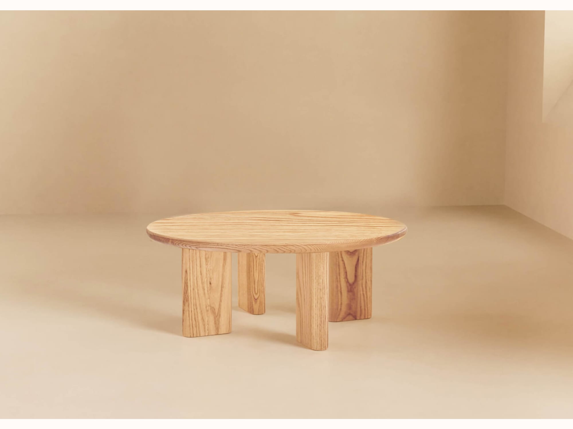 Table basse en bois ronde BAOBAB - 90 cm