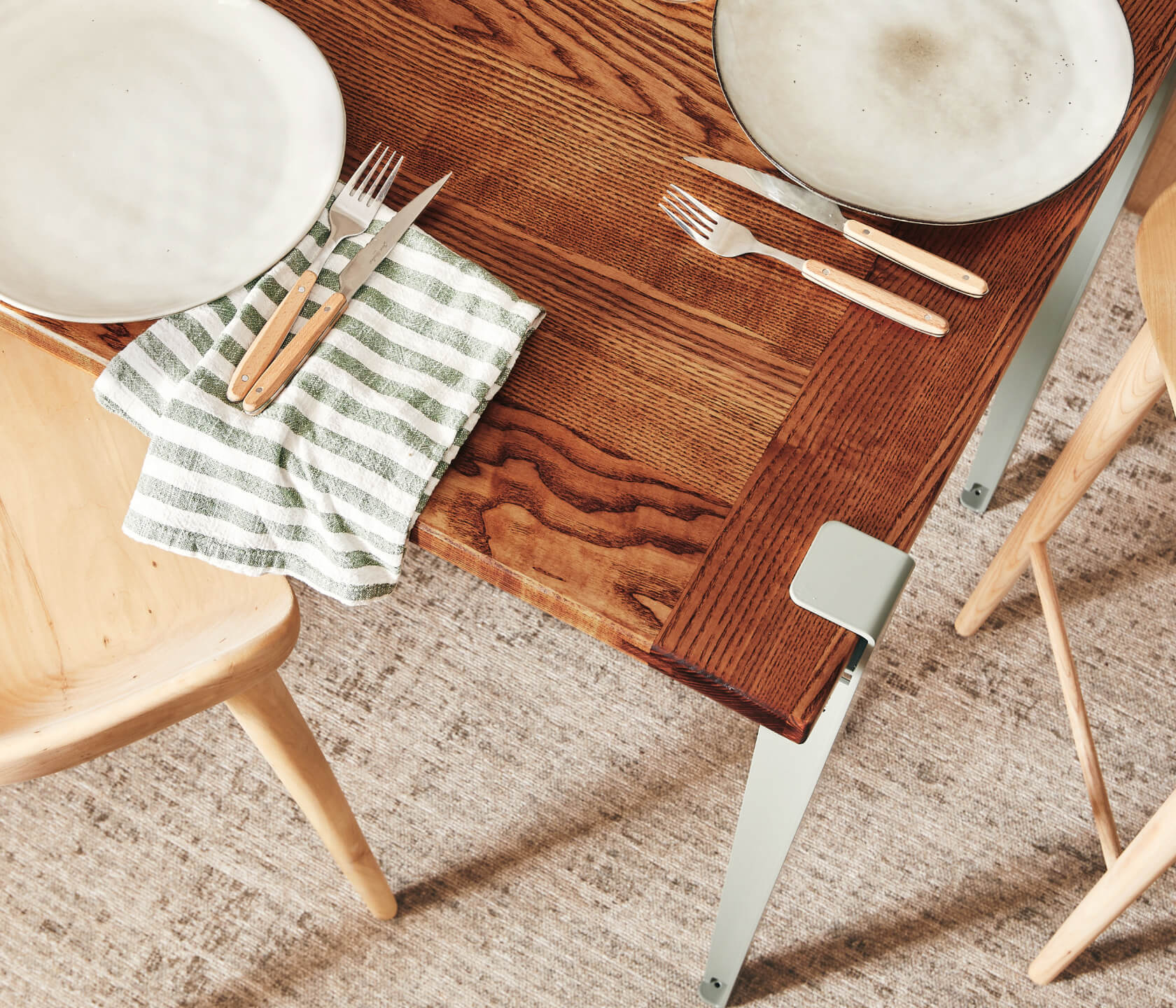 Table haute en bois massif ÉOS - Kipli x TIPTOE