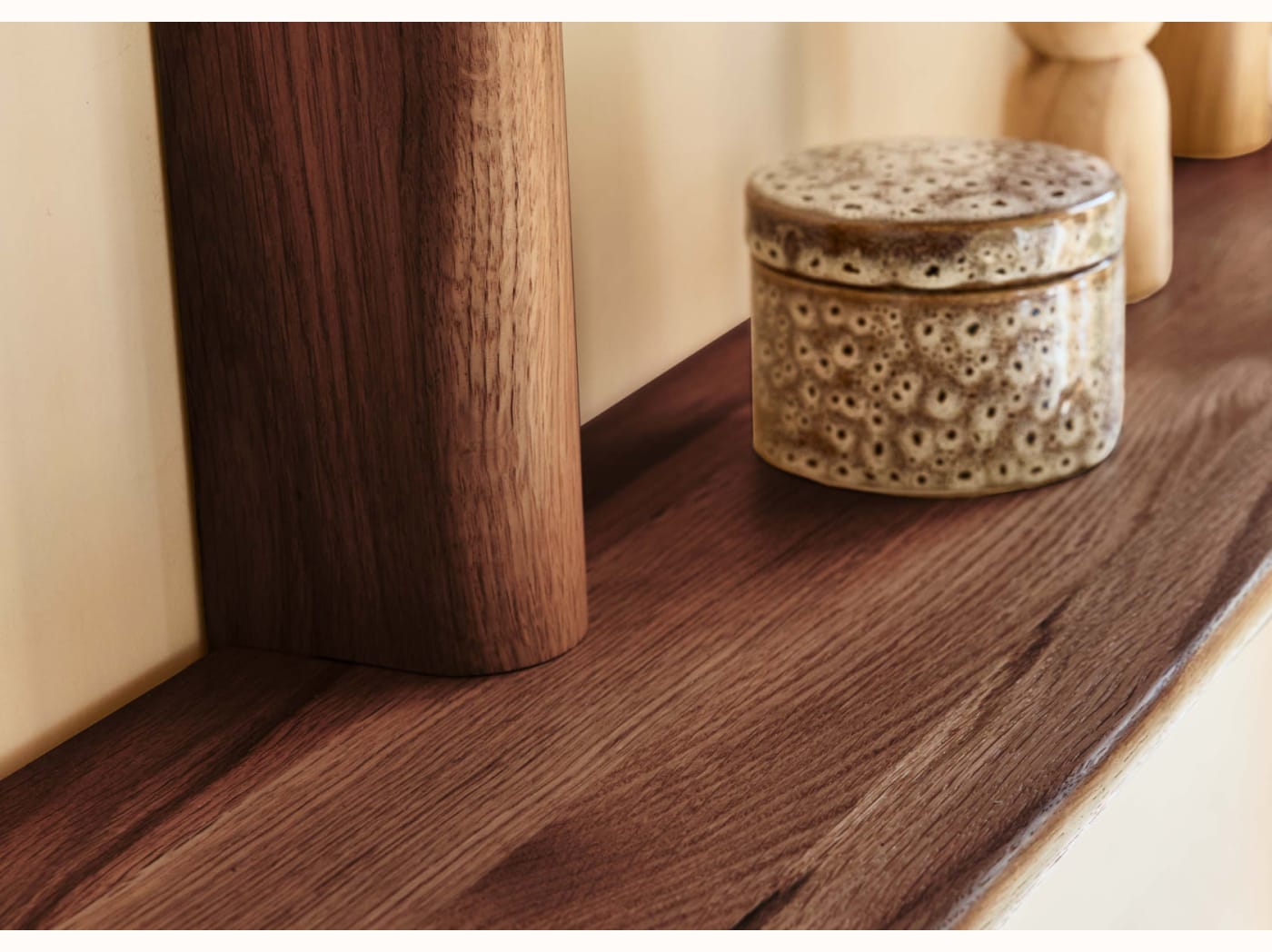 Étagère murale modulable en bois massif BAOBAB