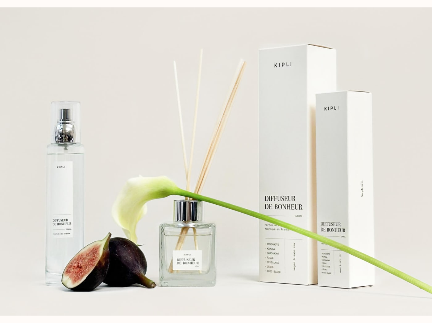 Ensemble Diffuseur de Bonheur - Vaporisateur & Bâtonnets