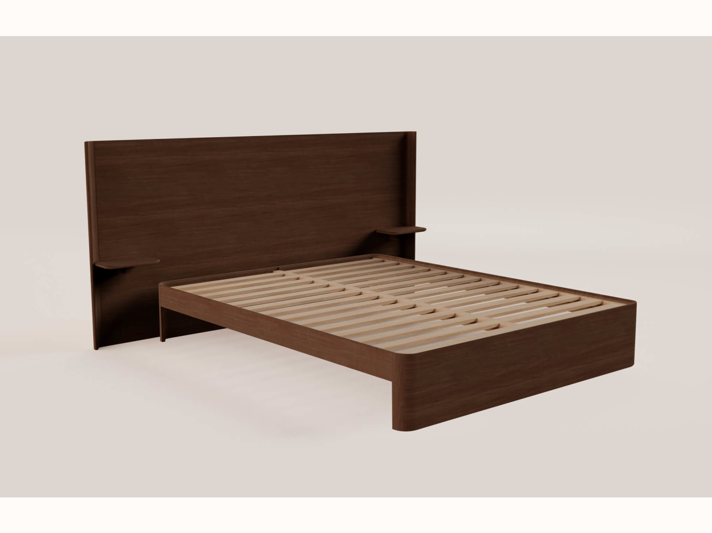 Tête de lit large avec tablettes Arche