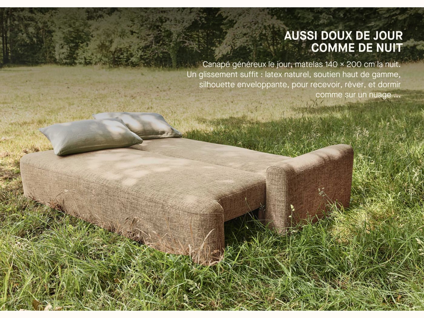 Canapé convertible CLOUD