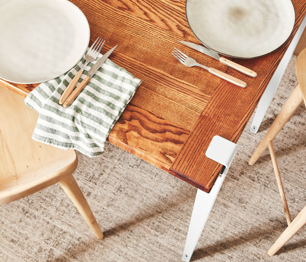 Table haute en bois massif ÉOS - Kipli x TIPTOE