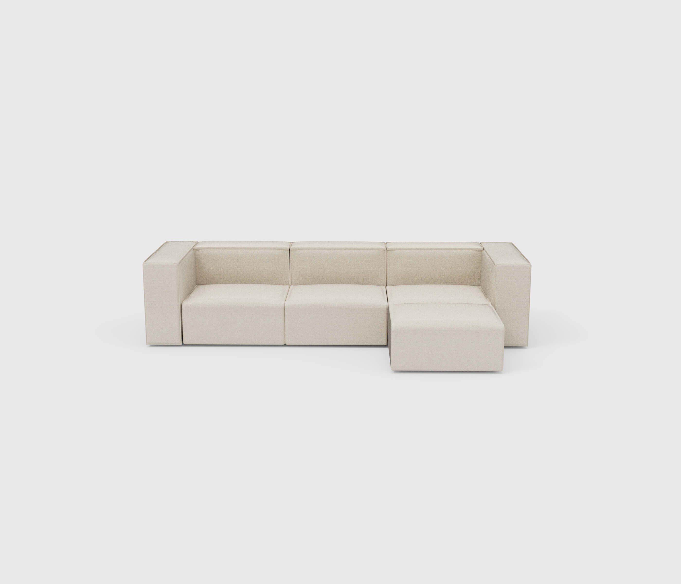 Canapé 4 places avec angle modulable ARIA