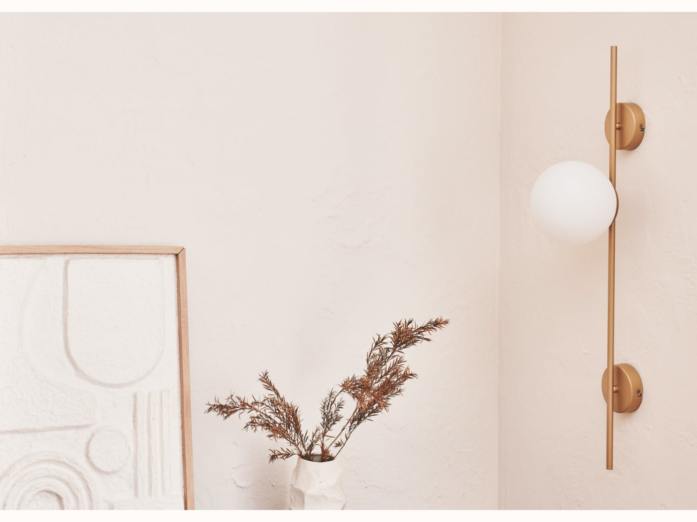 Applique murale en verre STILLA