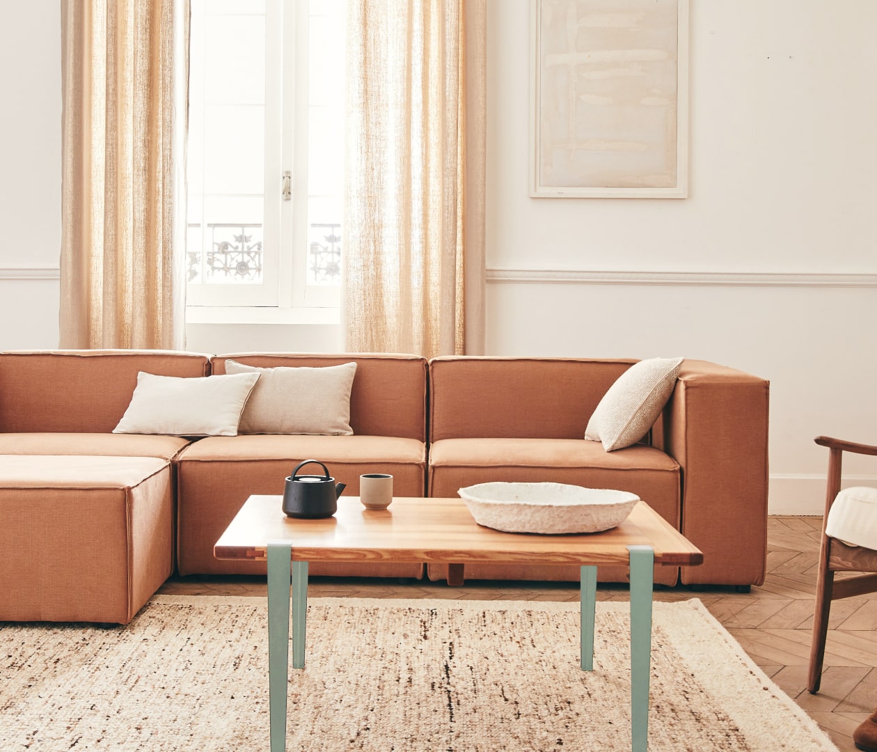 Table basse en bois massif ÉOS- Kipli x TIPTOE