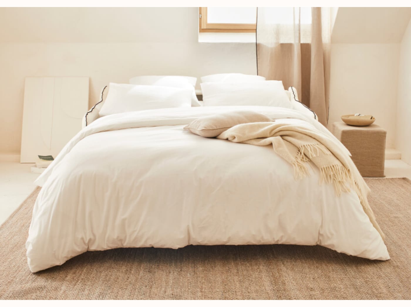 Canapé convertible en lin OLIA