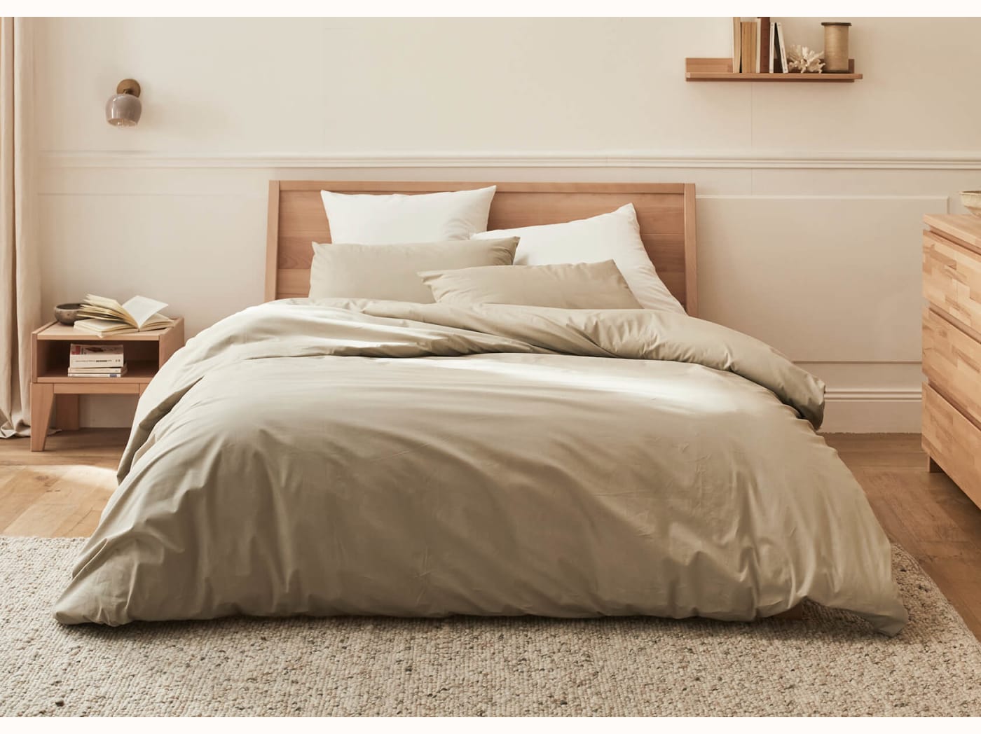 Taie d'oreiller en coton bio