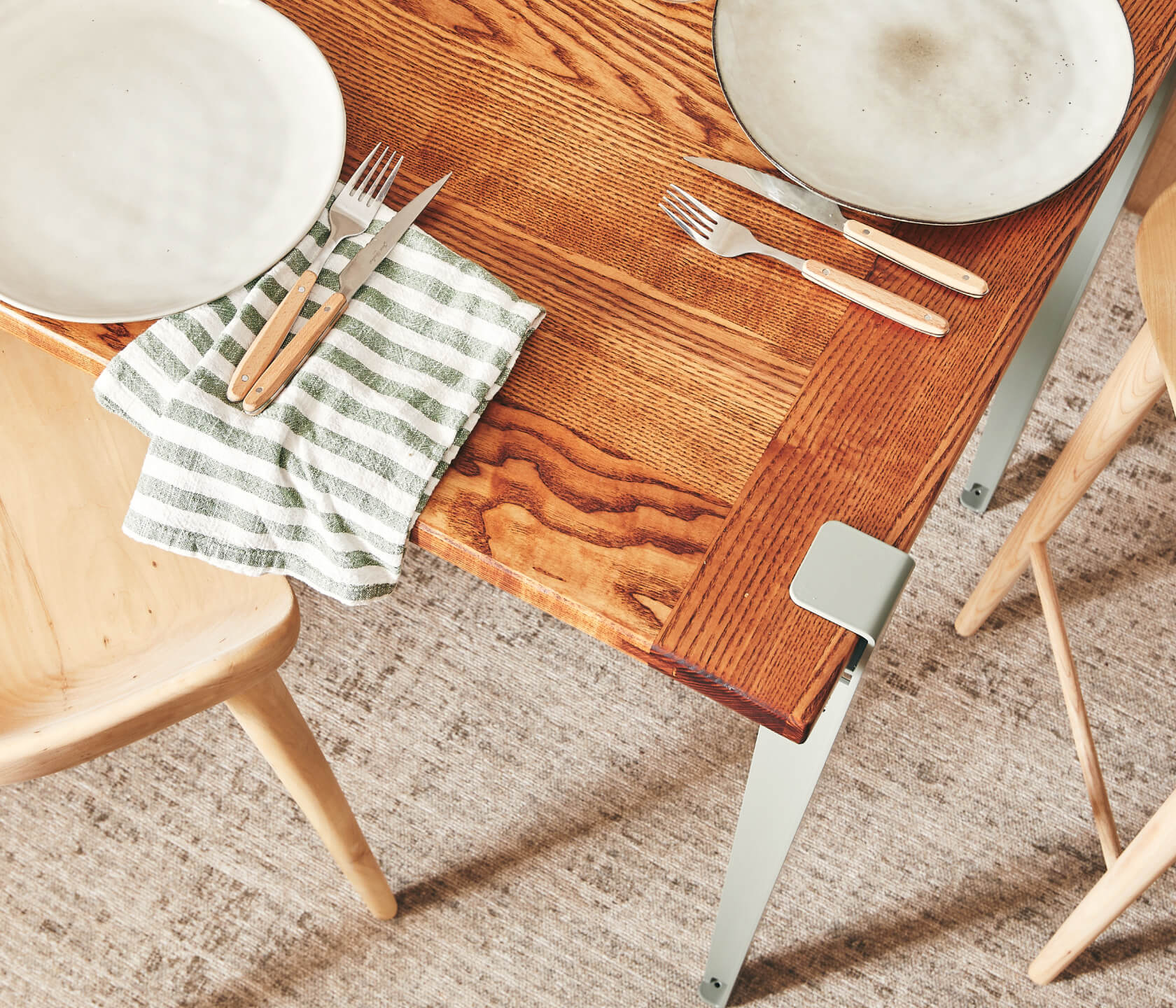 Table haute en bois massif ÉOS - Kipli x TIPTOE