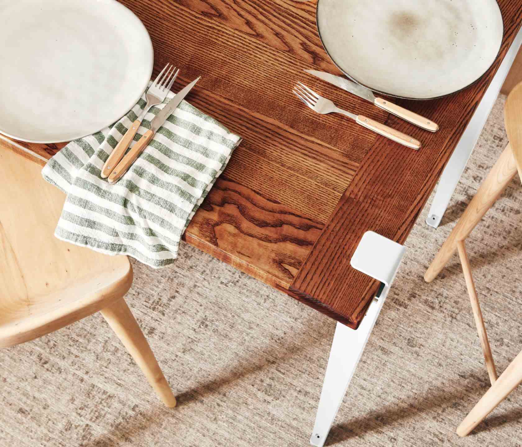 Table haute en bois massif ÉOS - Kipli x TIPTOE