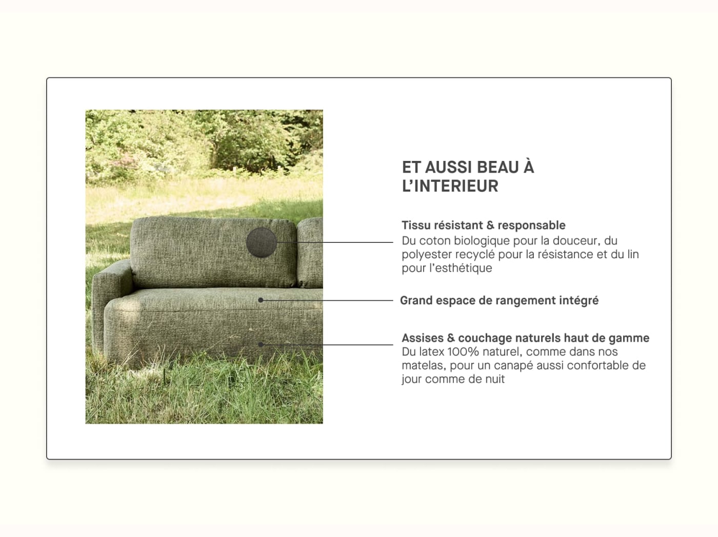 Canapé convertible CLOUD