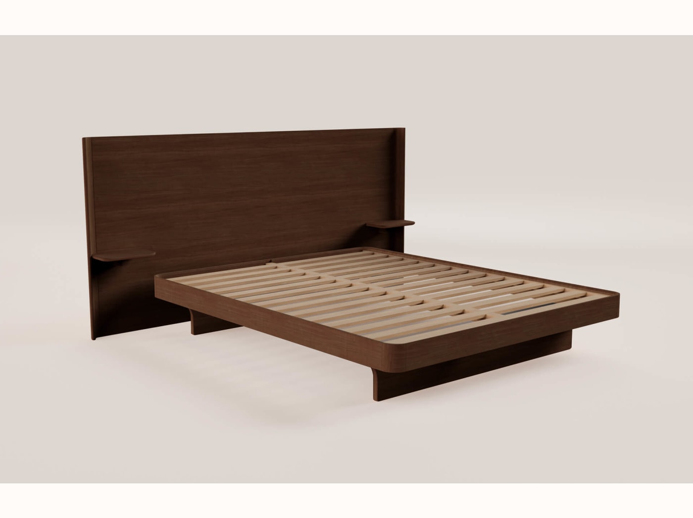 Tête de lit large avec tablettes Arche