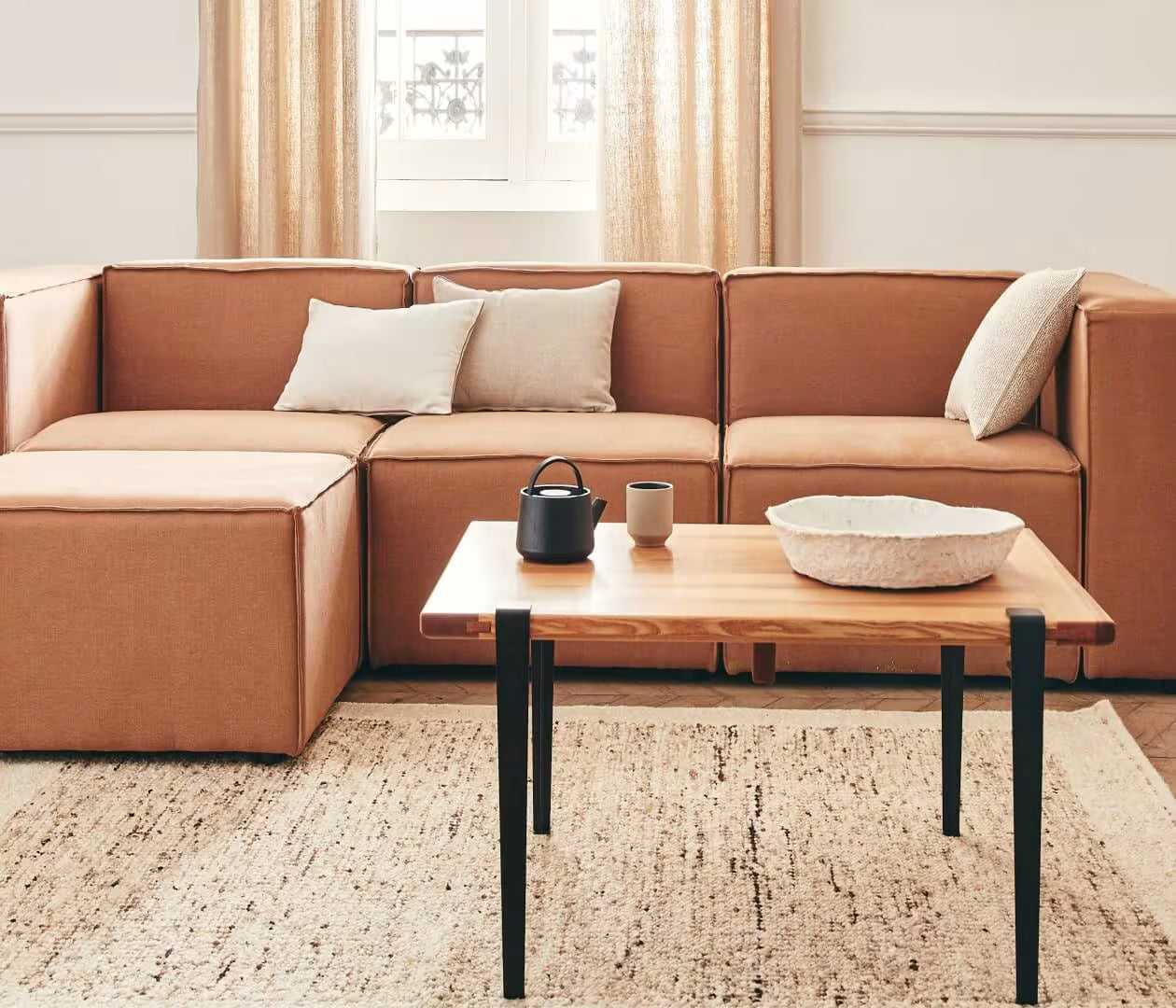 Coussin déco rectangulaire CAIUS