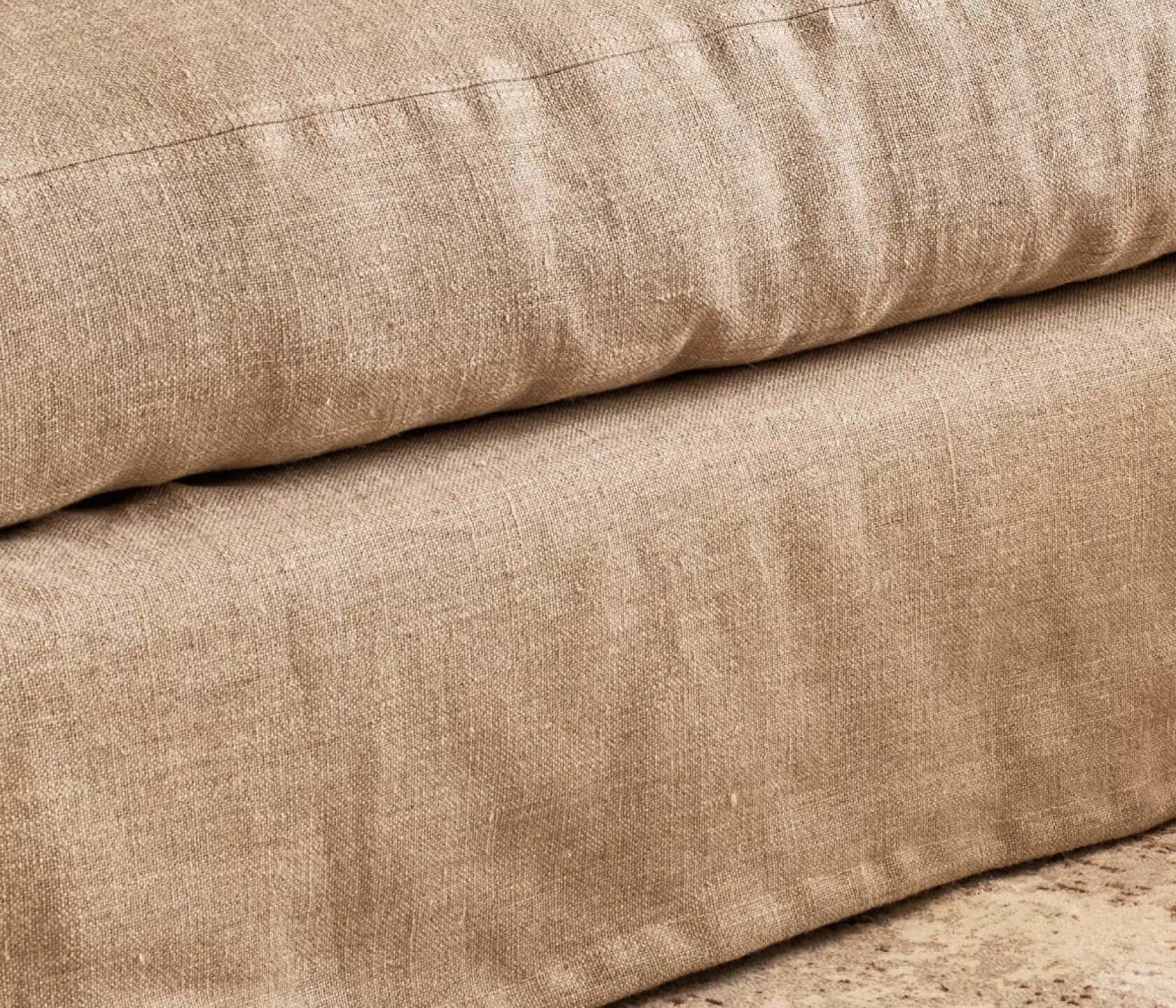 Fauteuil en lin PALM