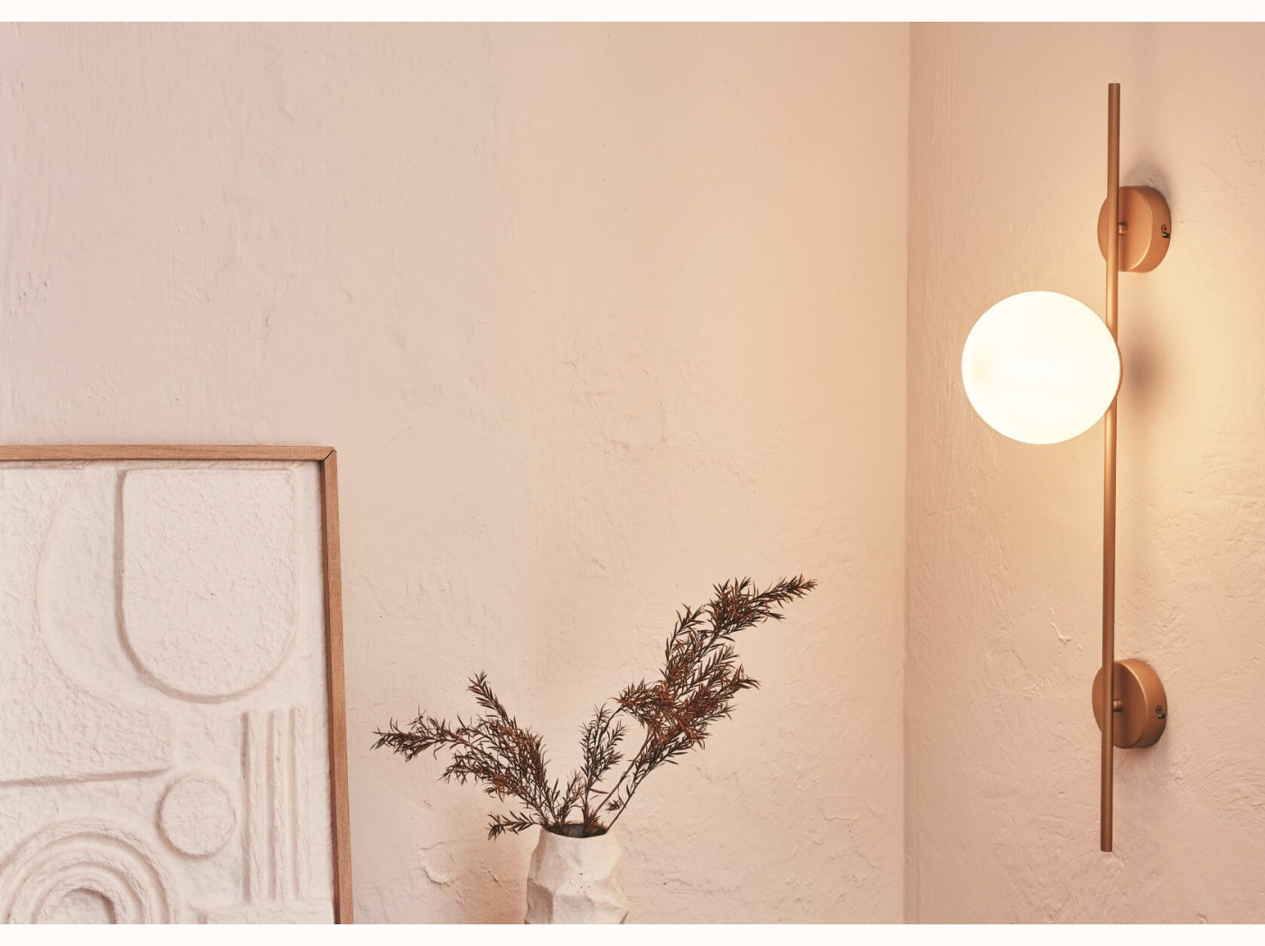 Applique murale en verre STILLA