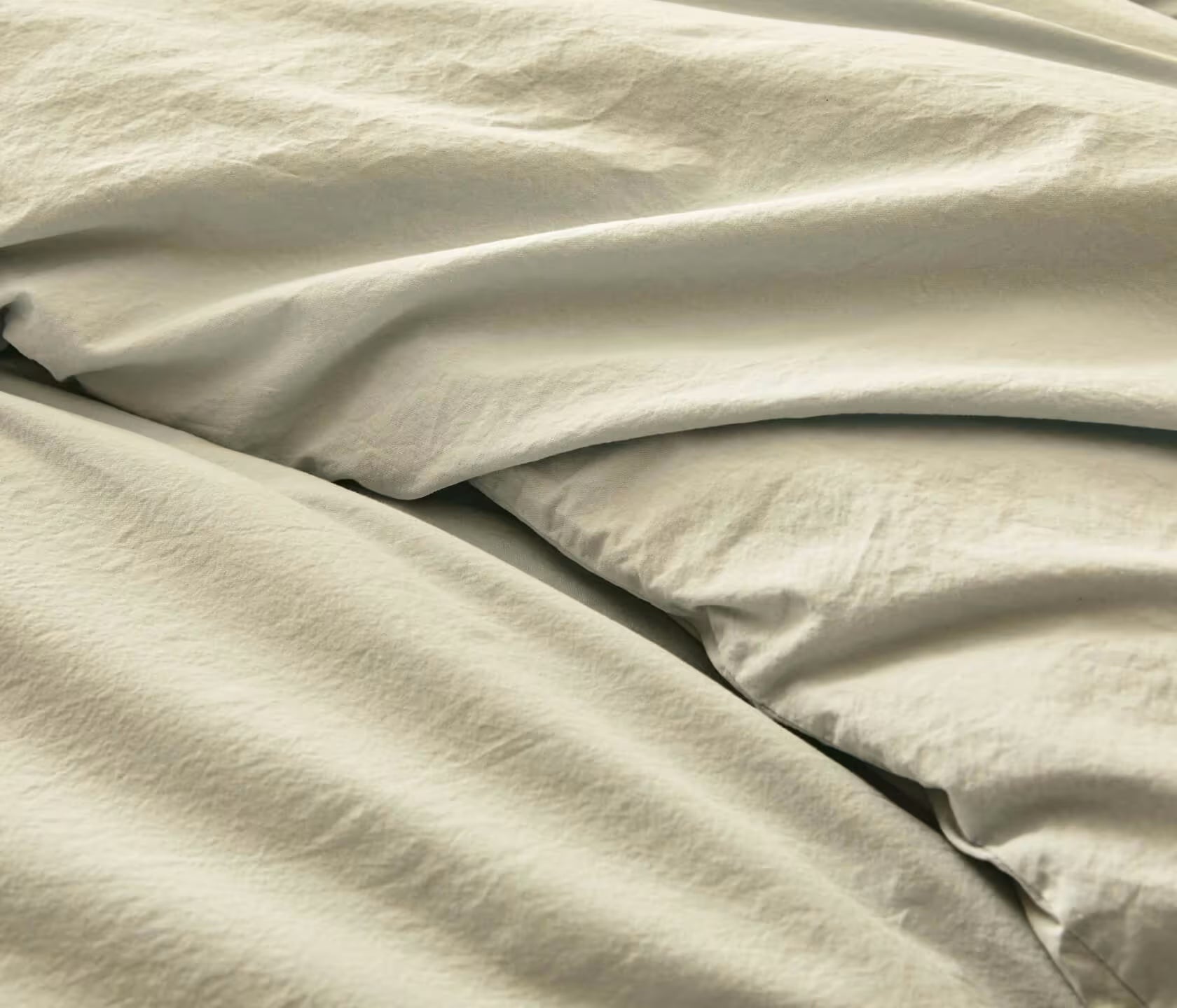 Drap housse en coton lavé