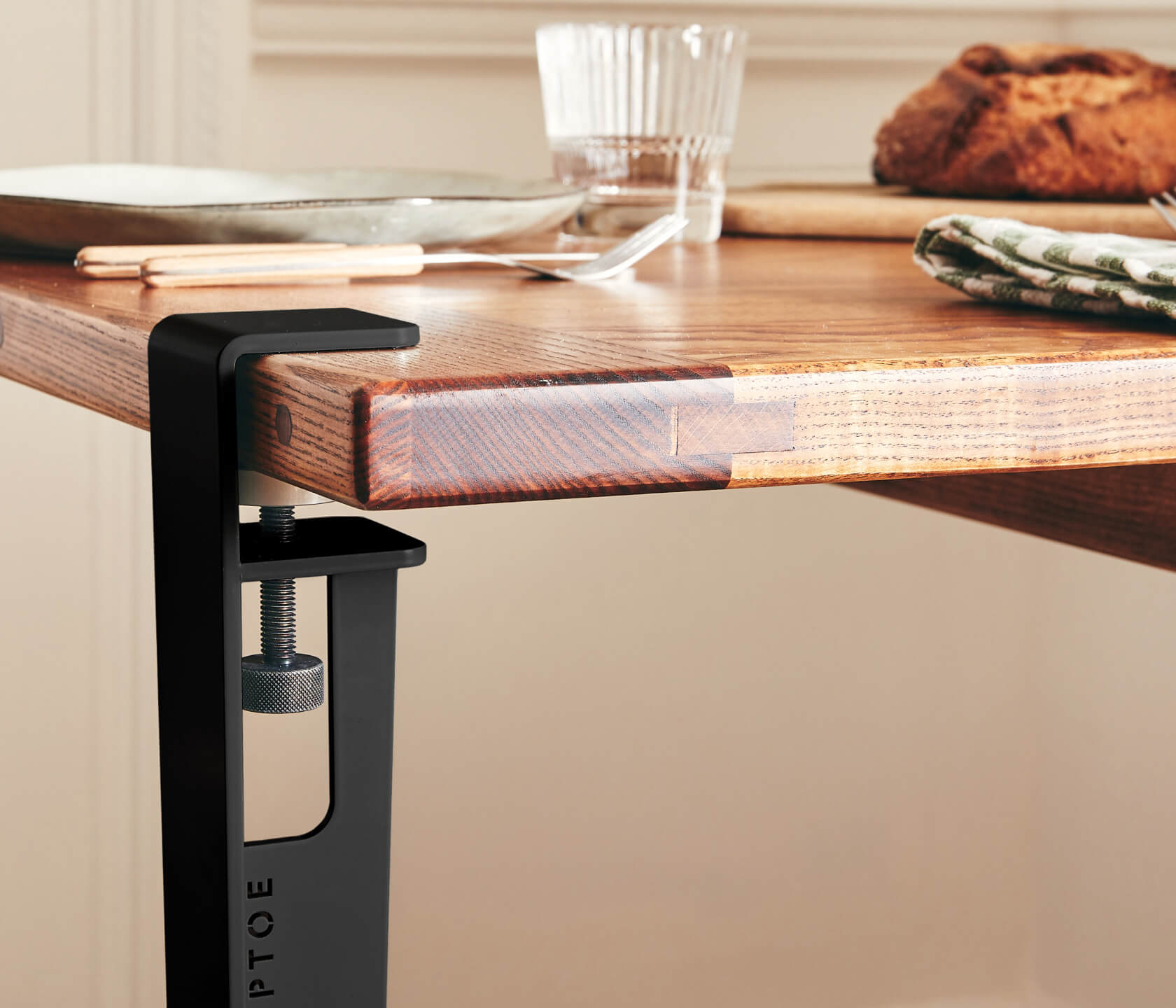 Table haute en bois massif ÉOS - Kipli x TIPTOE