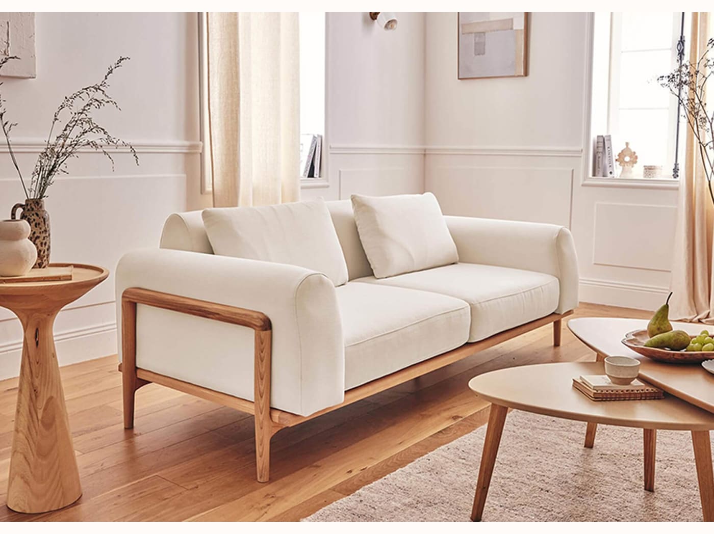 Canapé bois massif ARCO