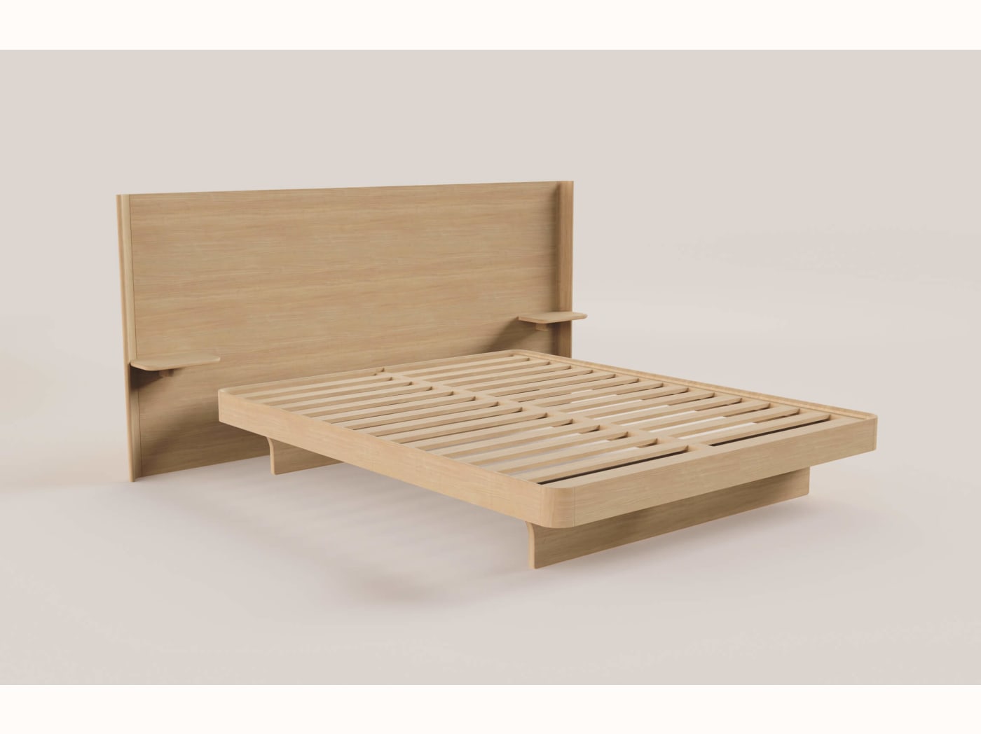 Tête de lit large avec tablettes Arche